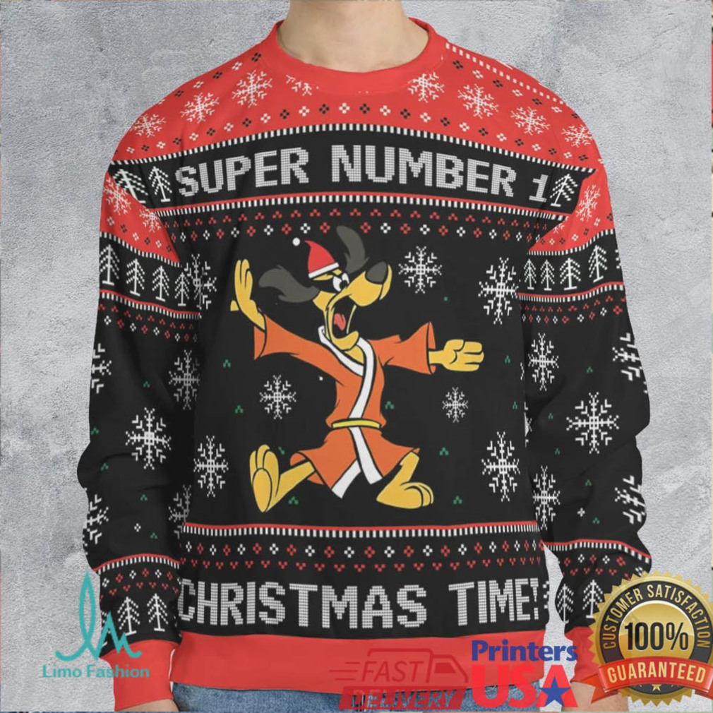 Super Number One Hong Kong Phooey Ugly Christmas Sweatshirt Super Number One Hong Kong Phooey Ugly Christmas Sweatshirt