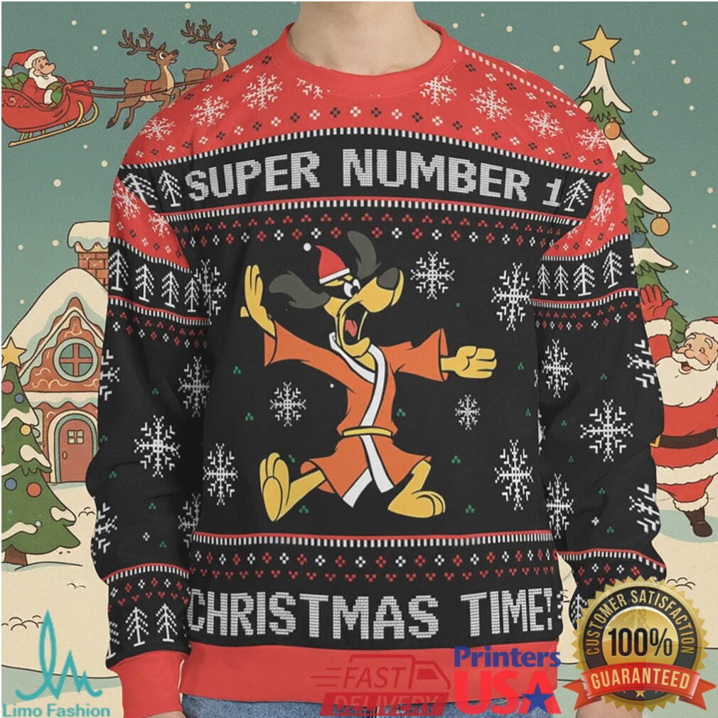 Super Number One Hong Kong Phooey Ugly Christmas Sweatshirt Super Number One Hong Kong Phooey Ugly Christmas Sweatshirt