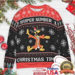 Super Number One Hong Kong Phooey Ugly Christmas Sweatshirt