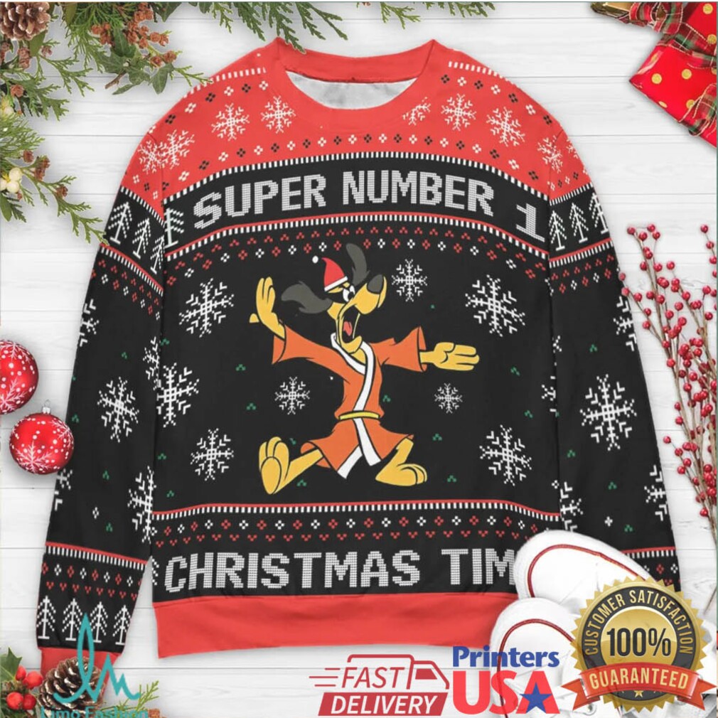 Super Number One Hong Kong Phooey Ugly Christmas Sweatshirt Super Number One Hong Kong Phooey Ugly Christmas Sweatshirt