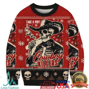 Take A Puff Cowboy Killers Ugly Sweatshirt Take A Puff Cowboy Killers Ugly Sweatshirt