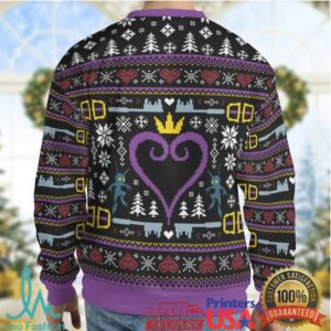 Heartless Christmas Kingdom Hearts Ugly Christmas Sweatshirt
