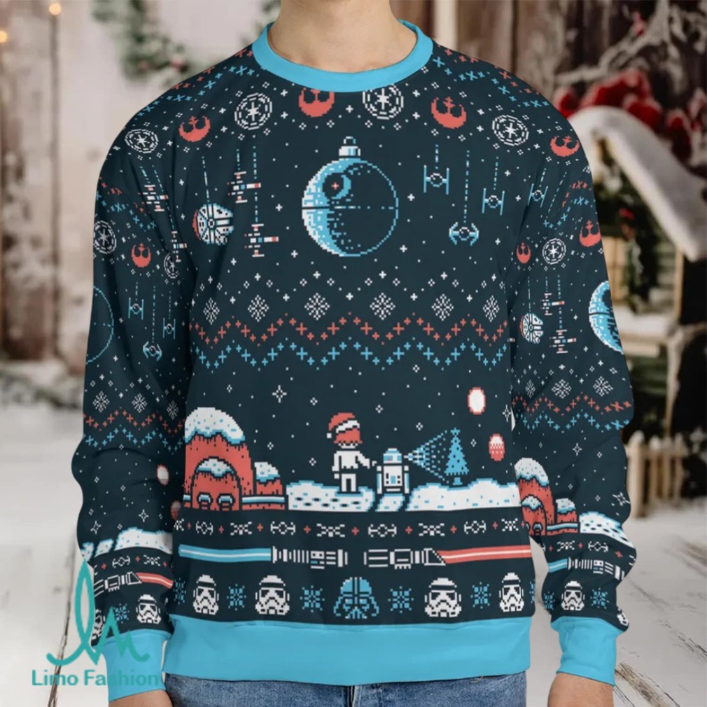 Guardians of the Galaxy Ugly Christmas Sweatshirt back view