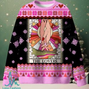 The Lesbian Lovers Pride Christmas Knit Sweatshirt