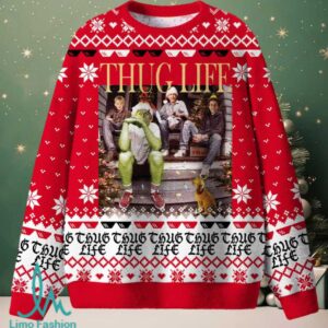 Thug Life Christmas Knit Sweatshirt