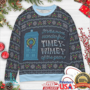 Timey Ugly Christmas Sweatshirt Timey Ugly Christmas Sweatshirt