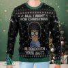D in the Box Christmas SNL Ugly Christmas Sweatshirt