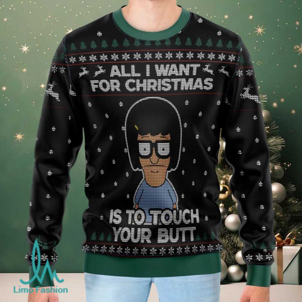 Tina Belcher Style Ugly Christmas Sweatshirt Tina Belcher Style Ugly Christmas Sweatshirt