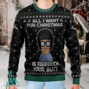 Tina Belcher Style Ugly Christmas Sweatshirt