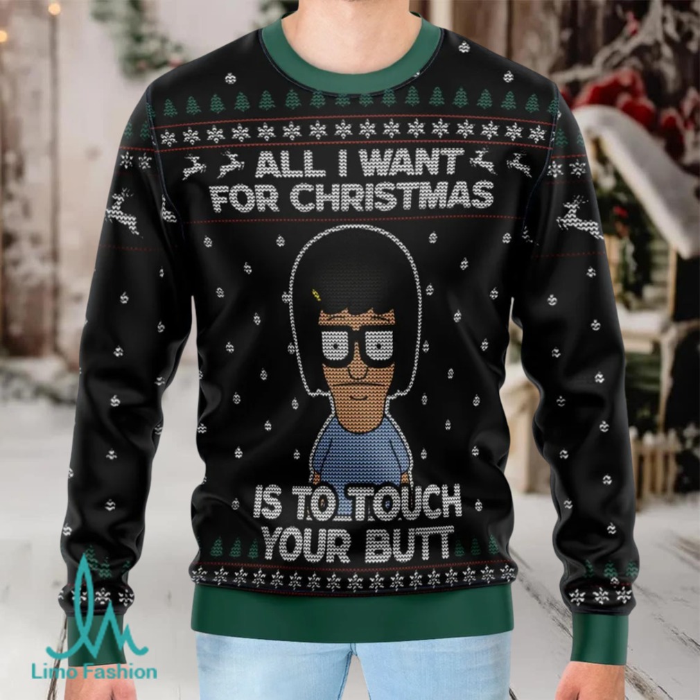 Tina Belcher Style Ugly Christmas Sweatshirt Tina Belcher Style Ugly Christmas Sweatshirt