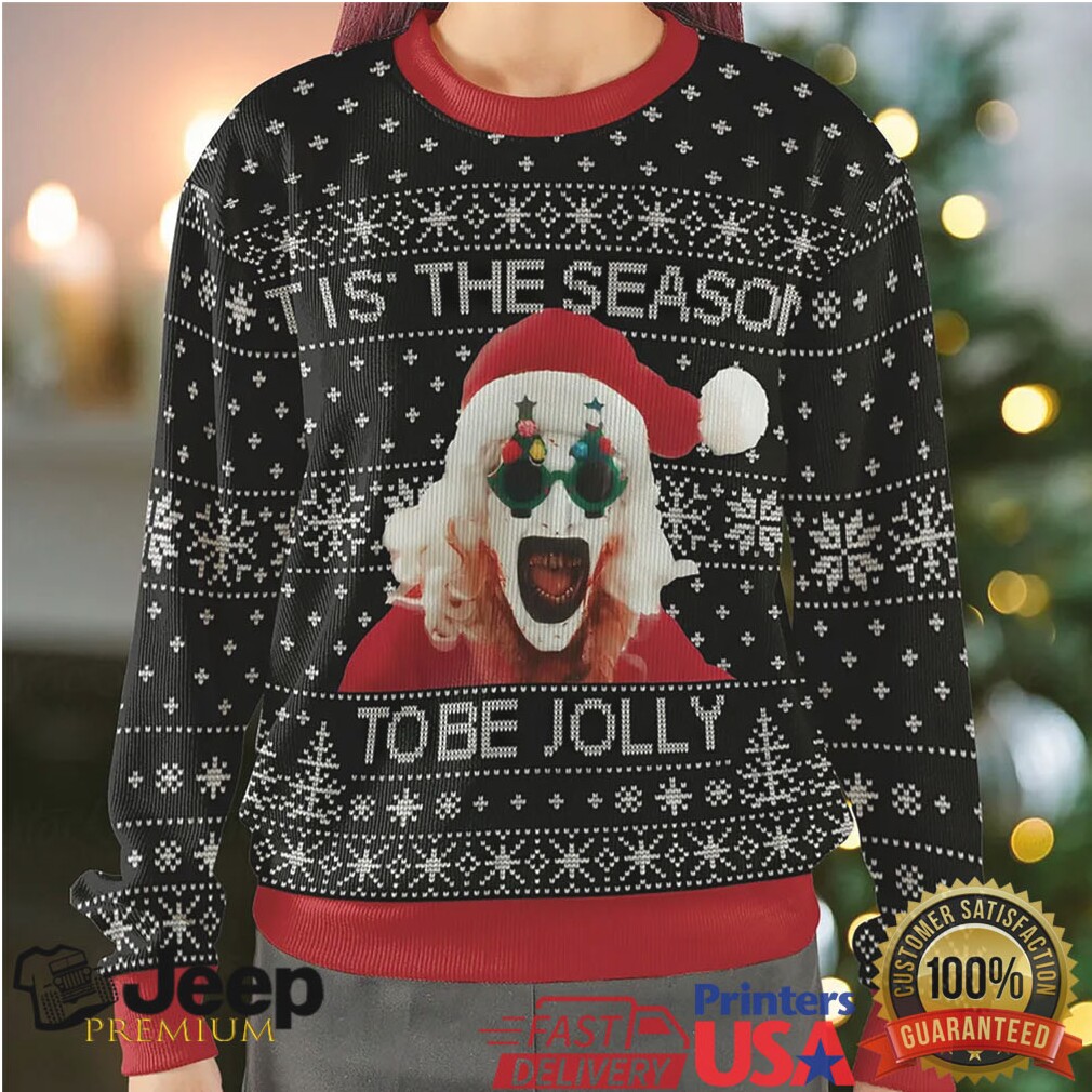 Tis The Season To Be Jolly Ugly Christmas Sweatshirt Tis The Season To Be Jolly Ugly Christmas Sweatshirt
