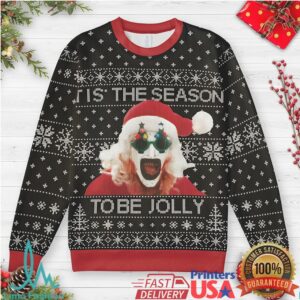 Tis The Season To Be Jolly Ugly Christmas Sweatshirt Tis The Season To Be Jolly Ugly Christmas Sweatshirt