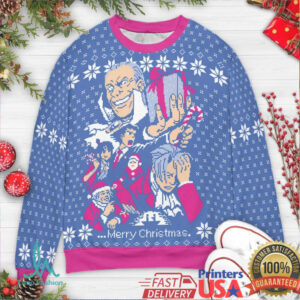 Turnabout Christmas ACE Attorney AOP Ugly Christmas Sweatshirt Turnabout Christmas ACE Attorney AOP Ugly Christmas Sweatshirt