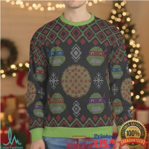Turtle Power TMNT Ugly Christmas Sweatshirt