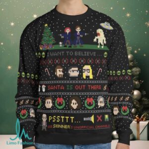 UFO Santa The X File Ugly Christmas Sweatshirt UFO Santa The X File Ugly Christmas Sweatshirt