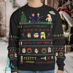 UFO Santa The X File Ugly Christmas Sweatshirt