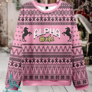 Unicorn Alpha Male Christmas Knit Sweatshirt Unicorn Alpha Male Christmas Knit Sweatshirt