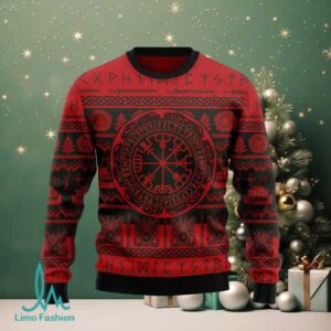Viking Vegvisir Ugly Christmas Sweater Viking Vegvisir Ugly Christmas Sweater