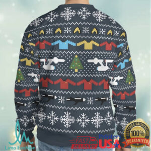 Vulcan Greetings Star Trek Ugly Christmas Sweatshirt