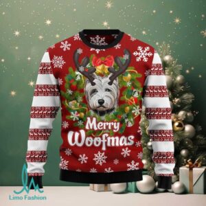 West Highland White Terrier Woofmas Ugly Christmas Sweater West Highland White Terrier Woofmas Ugly Christmas Sweater