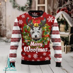 West Highland White Terrier Woofmas Ugly Christmas Sweater