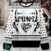 Santa Thinks Youre A Cxxt Christmas Knit Sweatshirt Santa Thinks Youre A Cxxt Christmas Knit Sweatshirt