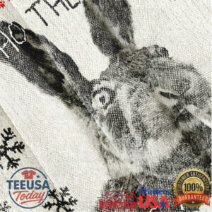 Who The Fuck Is Alice Funny Smoking Rabbit Christmas Ugly Sweatshirt