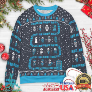 Who’s Sweater is This Doctor Who Ugly Christmas Sweatshirt