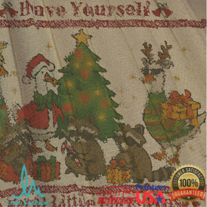 Wild Holiday Animal Party Christmas Ugly Sweatshirt