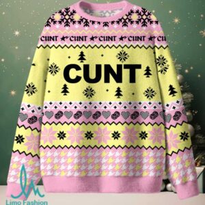Yellow Cxxt Christmas Knit Sweatshirt