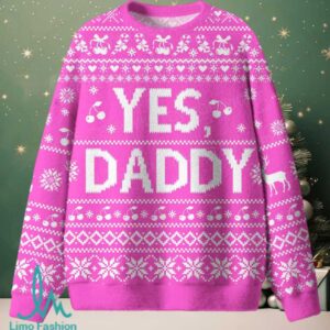 Yes Daddy Christmas Knit Sweatshirt