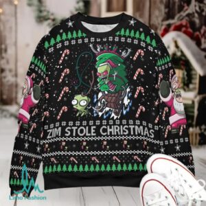 Zim Stole Christmas Invader Zim Ugly Christmas Sweatshirt