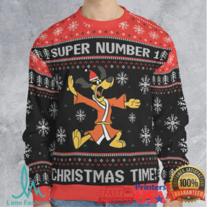 Super Number One Hong Kong Phooey Ugly Christmas Sweatshirt