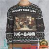 Support Your Local Jug Band Ugly Christmas Sweatshirt