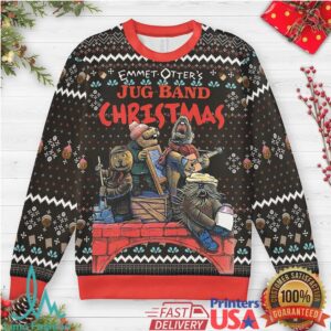 Support Your Local Jug Band Ugly Christmas Sweatshirt