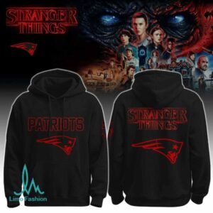 New England Patriots x Stranger Things Football Hoodie New England Patriots x Stranger Things Football Hoodie
