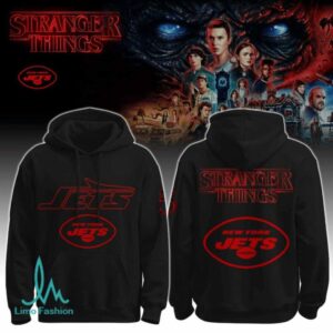New York Jets x Stranger Things Football Hoodie New York Jets x Stranger Things Football Hoodie