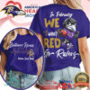 Dallas Cowboys Official NFL American Heart Month 3D Shirt Dallas Cowboys Official NFL American Heart Month 3D Shirt
