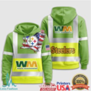 Pittsburgh Steelers Official NFL Waste Management 3D Hoodie Pittsburgh Steelers Official NFL Waste Management 3D Hoodie