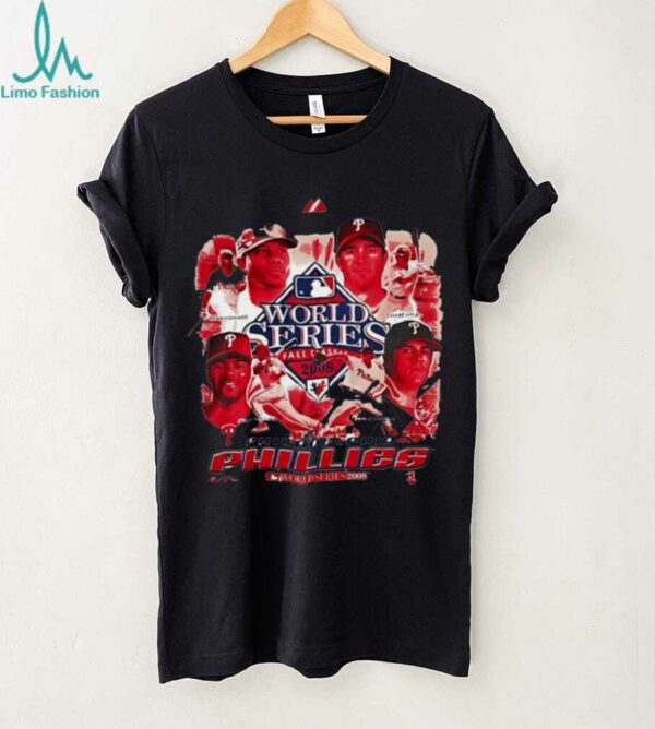 2008 Philadelphia Phillies World Series Players Majestic MLB shirt