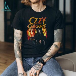 Alice Cooper Wearing Ozzy Osbourne Patient No 9 Wings T shirts