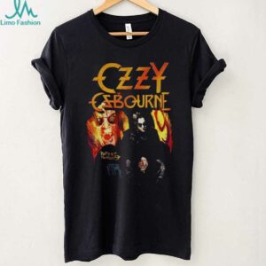 Alice Cooper Wearing Ozzy Osbourne Patient No 9 Wings T shirts