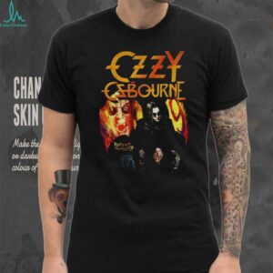Alice Cooper Wearing Ozzy Osbourne Patient No 9 Wings T shirts
