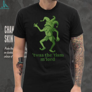 Autism TWAS The Tism M Lord Frog Meme Inappropriate Raglan Baseball Tee Shirt