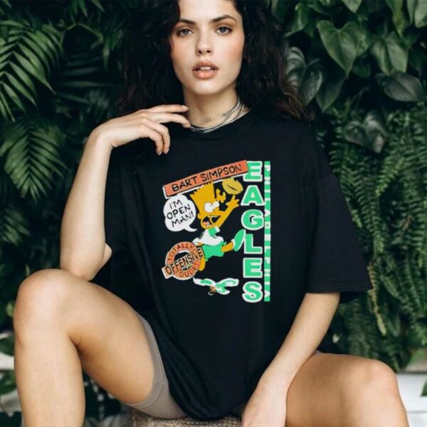 Bart Simpson Eagles NFL Shirt