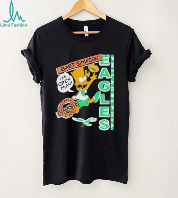 Bart Simpson Eagles NFL Shirt