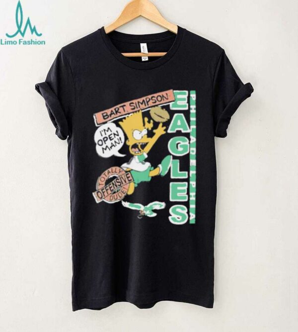Bart Simpson Eagles NFL shirt