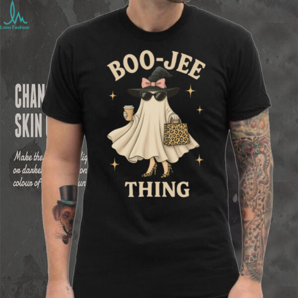 Boo Jee Spooky Season Ghost Boujee Halloween Costume Pullover Shirt
