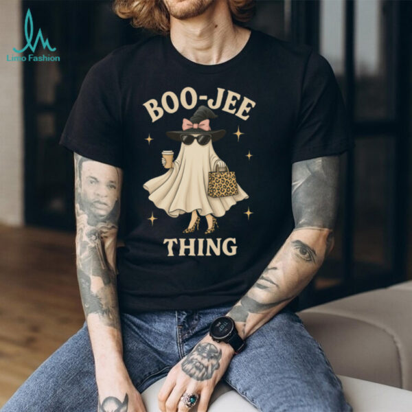 Boo Jee Spooky Season Ghost Boujee Halloween Costume Pullover Shirt