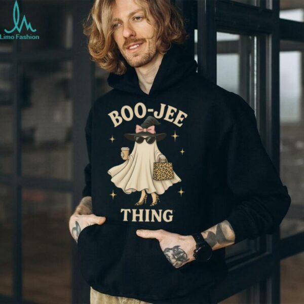 Boo Jee Spooky Season Ghost Boujee Halloween Costume Pullover Shirt